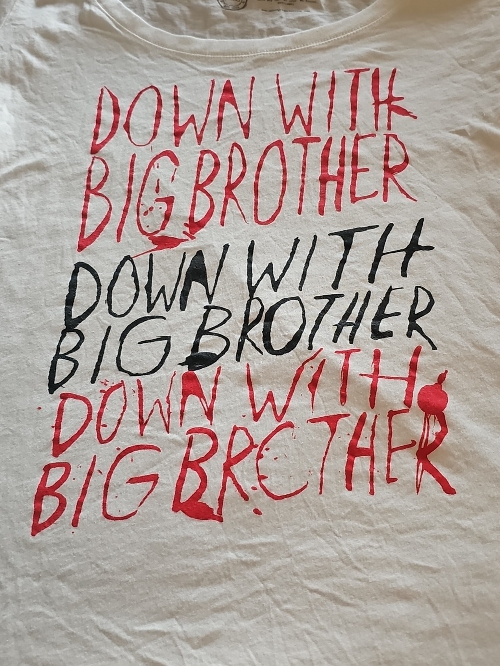 George Orwell 1984 “Down With Big Brother” Tee